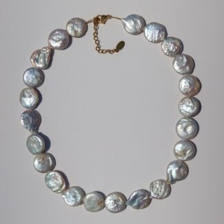 Necklace made with freshwater pearls