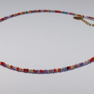 Necklace made with semiprecious gems