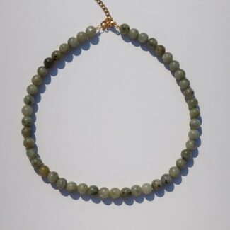 Necklace made with semiprecious gems