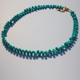 Necklace made with semiprecious gems