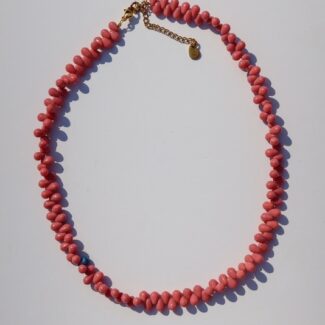 Necklace made with semiprecious gems