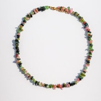 Necklace made with semiprecious gems