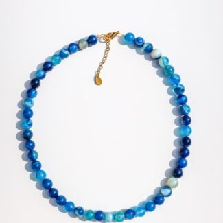 Necklace made with semiprecious gems