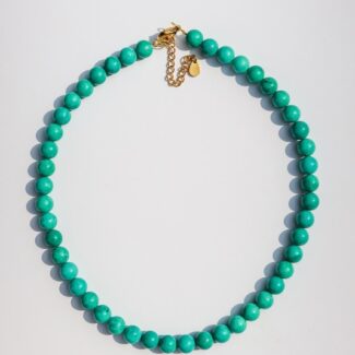 Necklace made with semiprecious gems