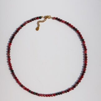 Necklace made with semiprecious gems